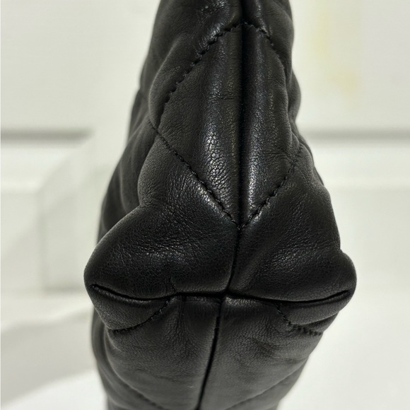 Lanvin Quilted  Black Leather pouch - Picture 7 of 12